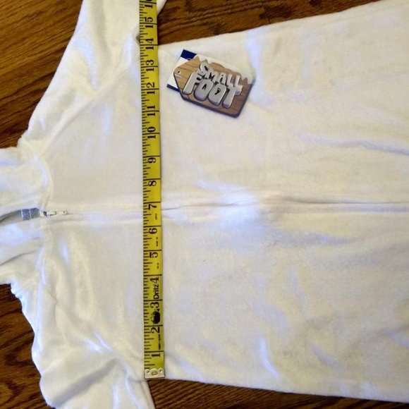 Smallfoot Migo One Piece Costume Pajama Set White - Picture 6 of 14